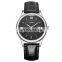 SINOBI Classic Men's Watch Calendar Function 316L Stainless Steel Watch Genuine Leather Strap Watches Relogio 1232G