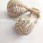Hot Sale Cheap Wholesale Rattan Baby Rattle, Wicker hand bell Kids Toys Wholesale Supplier