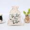 Custom White Black Large Dust Bag Gift Drawstring Bag for Packaging Handbag Luxury