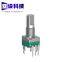 single gang potentiometer：9mm, vertical ,half shaft  knob, adjustable resistance,without switch