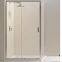 Hiseng custom design 10 mm frameless shower glass door stainless steel shower sliding door