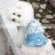 Summer jean with lace pet dog accessories pet clothes puppy clothes