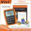 Vici DM6804A+ Digital Thermometer with Thermocouple Probe and Dual Input Dual Display Alarm Record function
