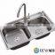 304 Stainless Steel Double Bowl Kitchen Sink