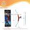 Toy plastic kids play bow and arrow for hunting