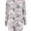 HAOHOO TROPICAL PRINT OVERSIZED SHIRT