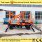 Hydraulic mobile boom lift / crank arm lift working platform