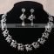 Bridal Jewellery Hot New Products For 2016 Korean Style Flower Sape Jewelry Set