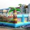 2016 new big island bouncer dinosaur park inflatable