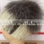 new fancy real mink fur with silver fox fur knitted hat with big pom pom