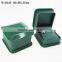 Luxury Lacquer Green Wooden Watch Gift Packaging Display Box Faux Leather lining