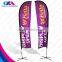 double side exhibition advrtising promotion dislay feather flag