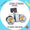 360 degree dimmable 2*10w track light led total 24w cob led lights
