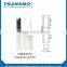 Low cost high quality empty cosmetic square lip gloss tubes with brush
