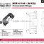 For Cabinet or Control Panel Black Zinc Alloy Concealed Hinges