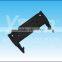 Dongguan factory price 2.54mm pitch two rows right angle black color Ejector header