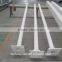 Galvanized steel traffic light signal conical pole
