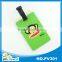 Eco-Friendly fashion trend cheap bulk custom PVC blank luggage tag