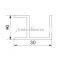 30 corner use for pvc frame panel turn 90 degree