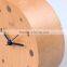 Hot sale Shanshui new design 100% wooden carving desktop clock, DRZ005