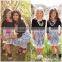 Custom design latest casual printed long dress bohemian quality maxi plus size dress