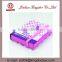 Jinhua Supplier Handmade Rectangular Cosmetics Box with EVA Tray Mirror