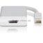 Plastic DP to HDMI cable, male to male displayport cable to hdmi