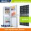 176L DC compressor Double door solar 72W Power Consumption refrigerator freezer