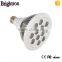 Specially Designed 12w Par38 E27 Greenhouses Structure With Hydroponic System Led Grow Light