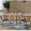 French style solid wood leather seat bar chair made in china