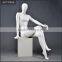 full body black color clothing display female model figures
