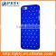 Set Screen Protector Stylus And Case For Iphone 5 , Hard Plastic Dark Blue Bling Diamond Guangzhou Mobile Phone Shell