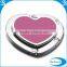 Customized China heart purse holder with shiny nickel