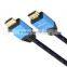 Metallic Shinning HDMI Cable A Male to A Male With Cotton Sleeve for Blue Ray DVD