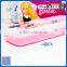 New arrival 2 layers pink plastic pencil box with scissors