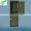 Green army clothes cabinet /2 door steel clothes cabinet/ Knock down metal steel clothes cabinet