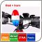 2 in 1 Bicycle Accessories 4Modes Button Control Kids Bike Horn With 6LED Light