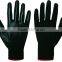 China famous Blue Nitrile Coated Work Gloves Nitrile Coated Gloves
