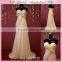 Real sample modern draped bodice bridesmaid dress