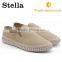 woven fabric threading elastic band mens canvas sneaker shoes