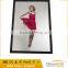 LED slim snap aluminum frame indoor advertising signboard shadow light box wholesale for photo frame
