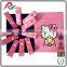 Folding pink gift box with lovely kitty picture for packaging lollipop