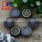 Button Supply Metal Jeans Button With Grid Logo for Jeans and Jacket