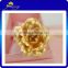 L 25cm High Quality 24k Gold Flower