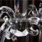 2016 wholesale crystal material wedding 5 arm candelbara