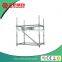 Painted cuplock scaffolding system for construction