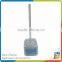 Blue Stripe Animal Toilet Brush With Holder