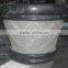 Yellow Granite Flower Planter, Granite Planter, Garden Ornament