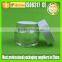 3.3oz 100g high quality clear glass cosmetic jar for cosmetic cream packaging