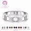 dongguan Fashion Ceramic Magnetic Health Bracelet with Germanium stainless steel Wholesale